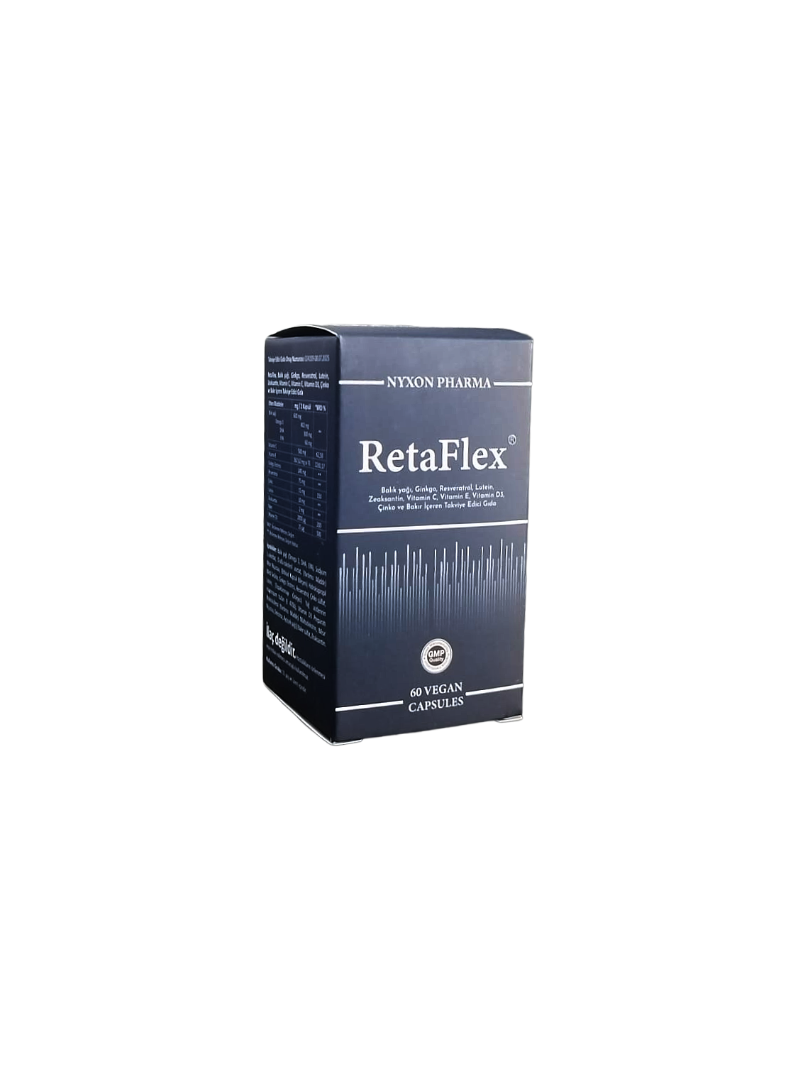 RetaFlex – AREDS2 Uyumlu Göz Sağlığı Takviyesi RetaFlex kapsül – AREDS2 formülüyle göz sağlığına ve makula fonksiyonlarına katkı sağlayan takviye edici gıda