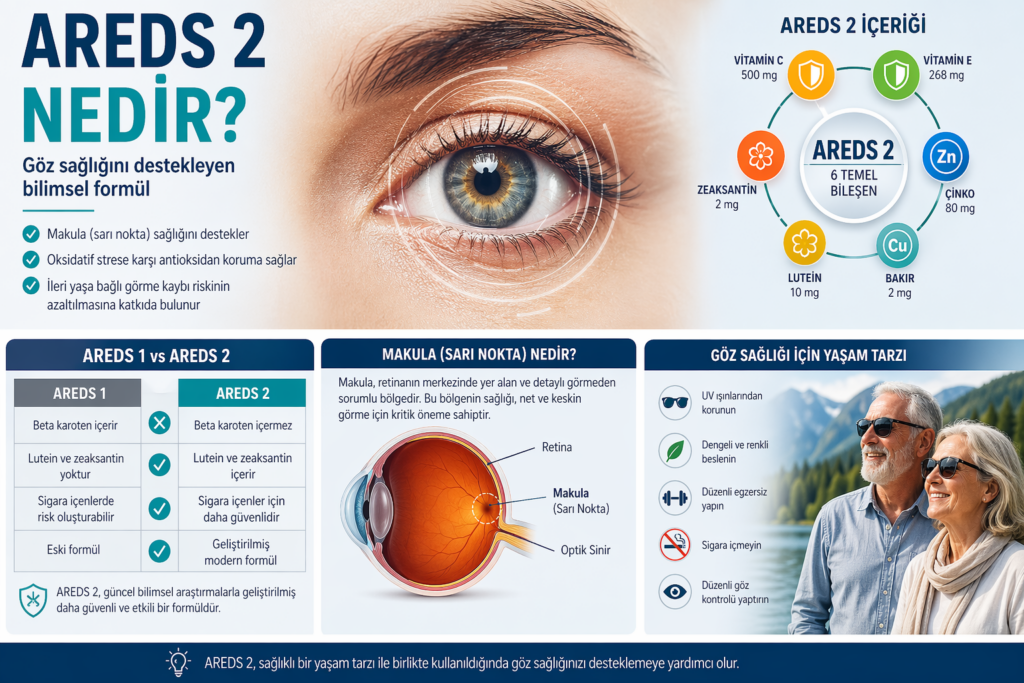 AREDS 2 Nedir? 7 Kritik Bilgi + İçerik Analizi