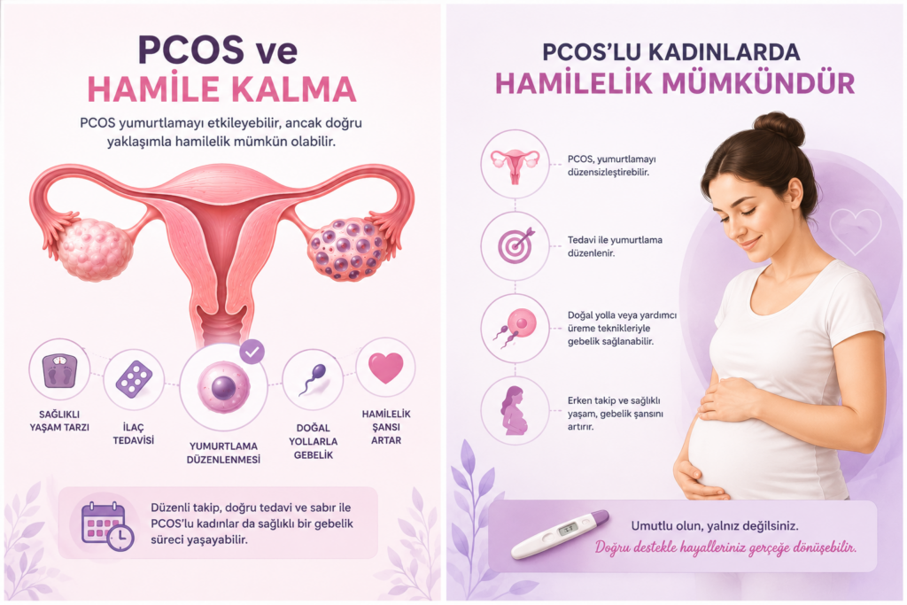 pcos ile hamile kalınır mı