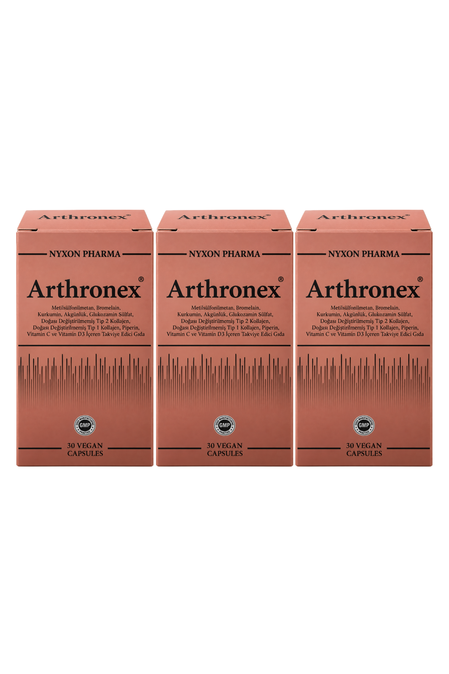 Arka planı kaldır projesi - 28 Eylül 2026 19.49.41-2 Arthronex® 30 Vegan Kapsül 3'lü Avantaj Paketi - Görsel 1